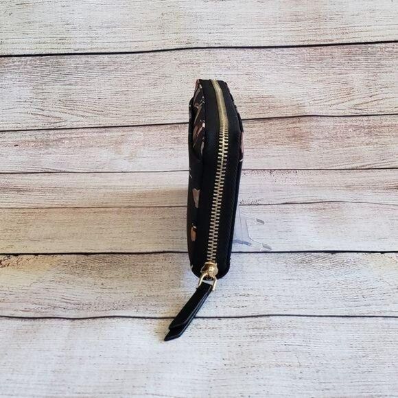 Kate Spade Large Dawn Paper Rose Floral Print Continental Zip Around Wallet - Picture 7 of 13